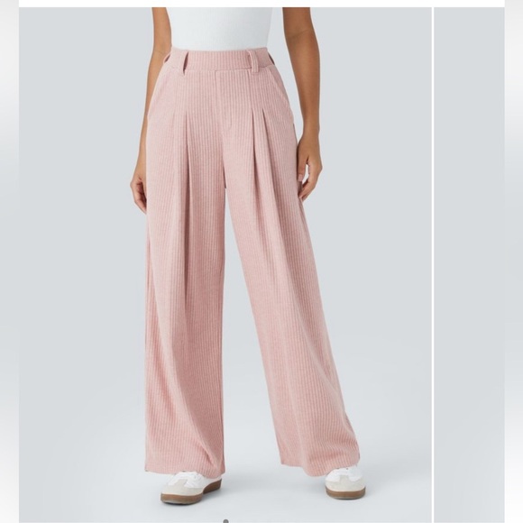HALARA Pants - HALARA Pink Wide Leg Pants size Medium petite